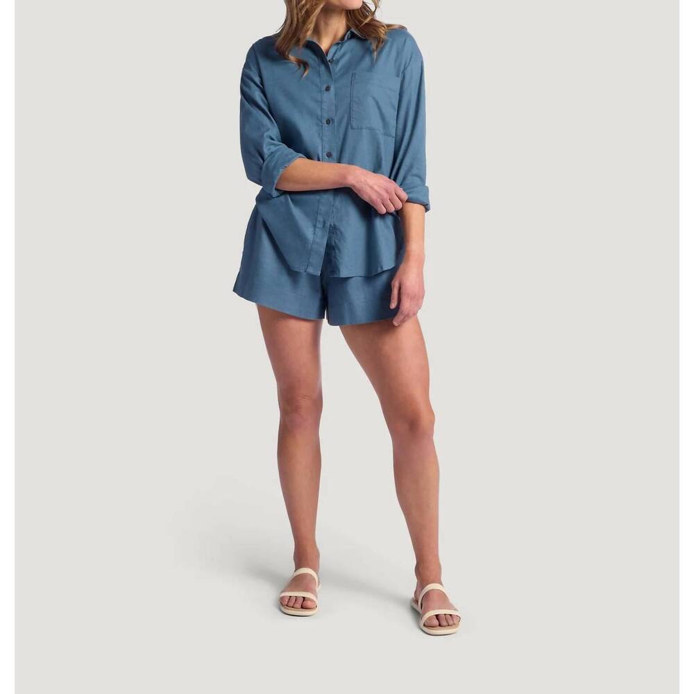 NEW FREE FLY sullivan's lightweight short in pacific blue